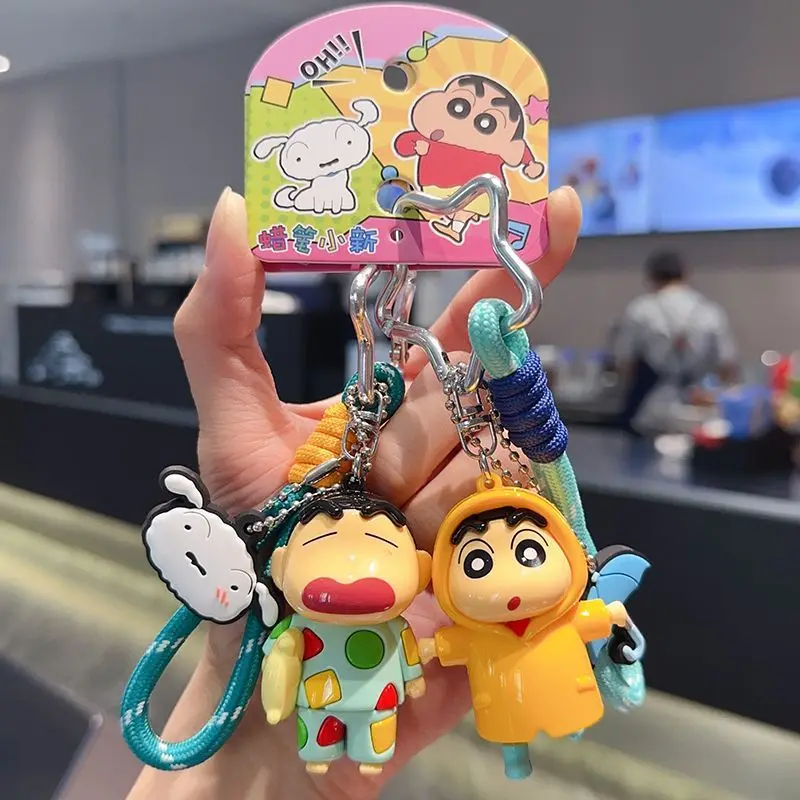 New cartoon washable crayon "Saito" baseball "Little Bee" doll keychain for women, cute bag pendant accessory