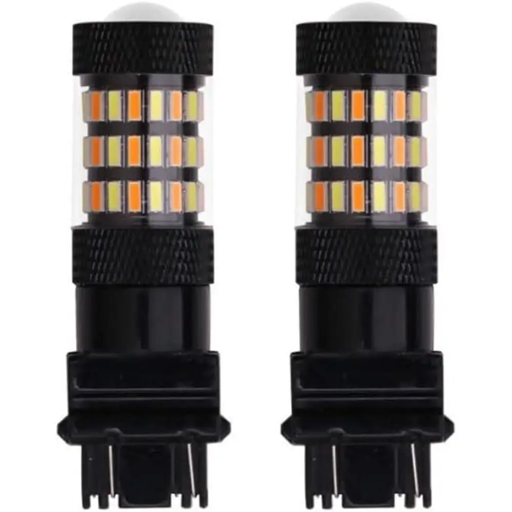 

12V DC 7000K-8000K Dual Color LED Turn Signal Light Bulb Fit for most vehicles