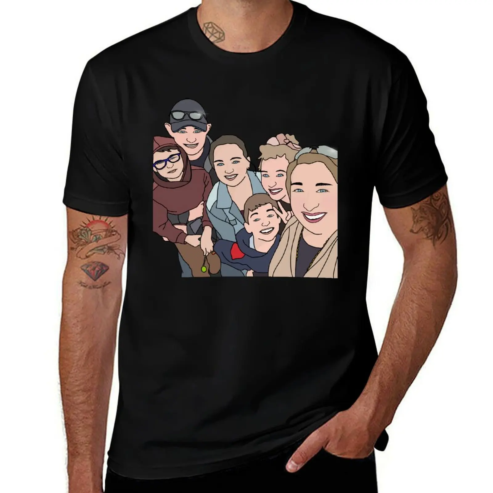 

Family jumper time T-Shirt t shirt man cotton printed t shirts for man