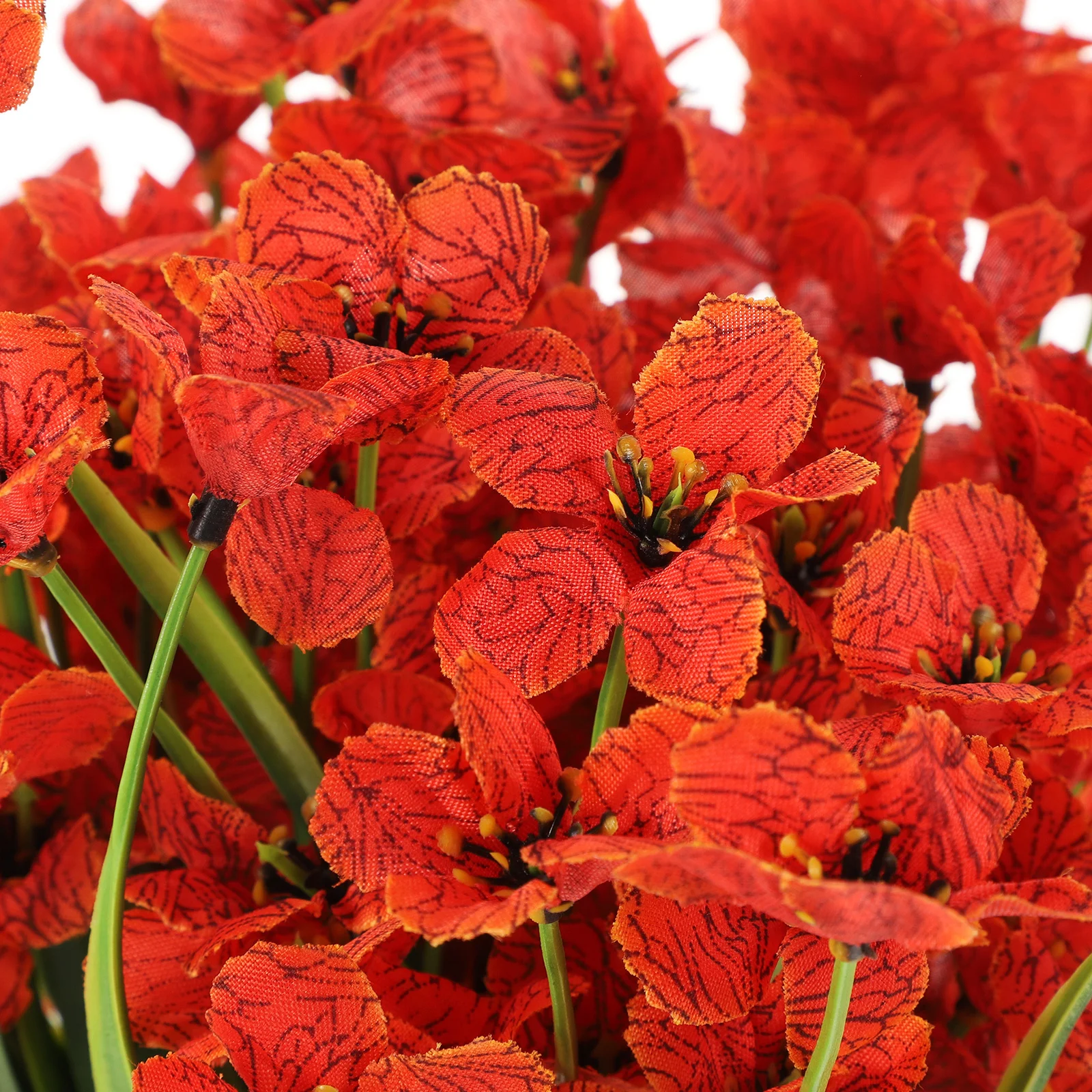 

8Pcs Artificial Silk Simulation Flowers Faux Flower Wedding Party Decoration Bouquet Home Photo Props Artificial Flowers Bulk