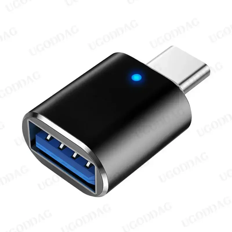 Tipo C para USB 3.0 Conector, Adaptador OTG, Conversor macho para fêmea, Laptop, Celular, Transferência de dados