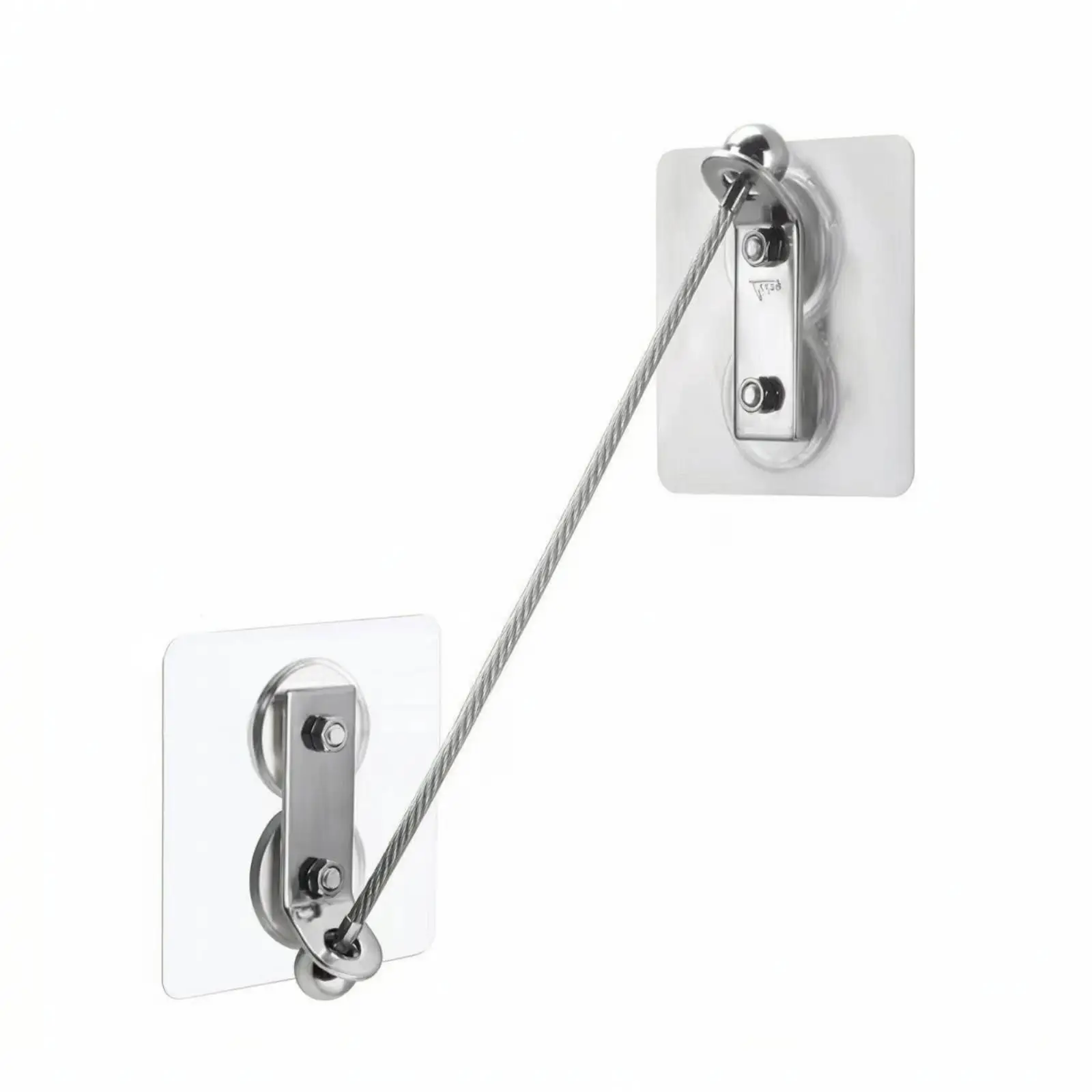 Furniture Protection Anti Tip Safety Strap Anchor for Kids Wall Mount Stainless Steel Cable Securing Heavy Items No Drill