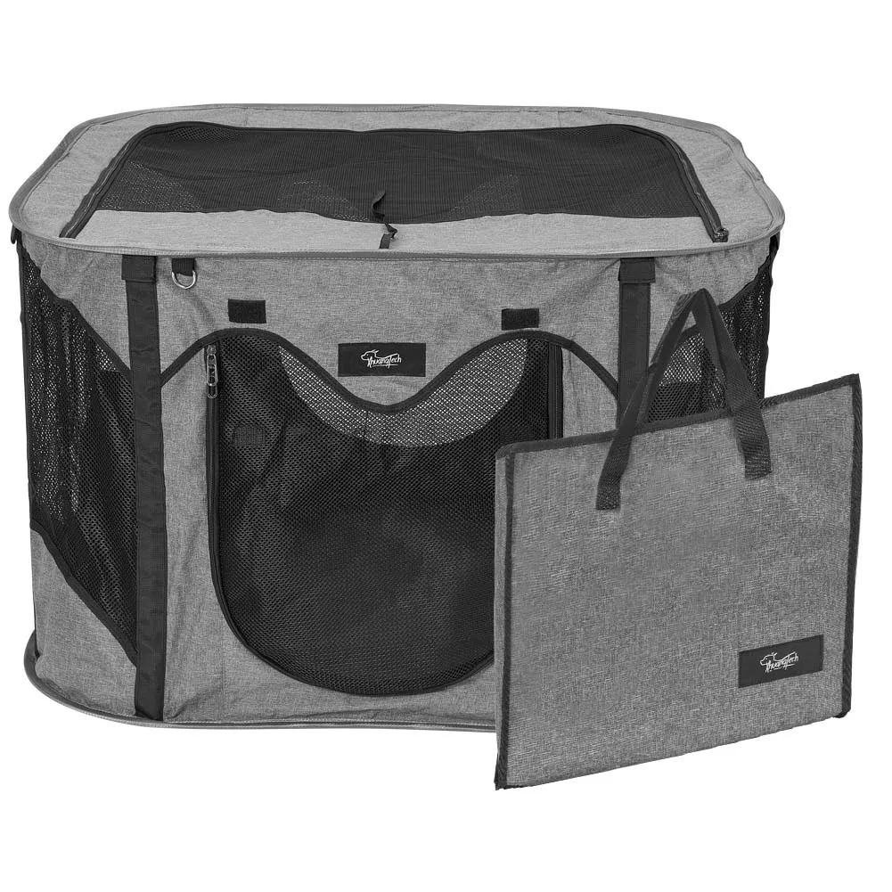 Portable Pet Playpen Foldable Dog Play Pen Exercise Kennel Tent for Puppy Dog Cat Rabbit Indoor Outdoor Travel with Carry Bag