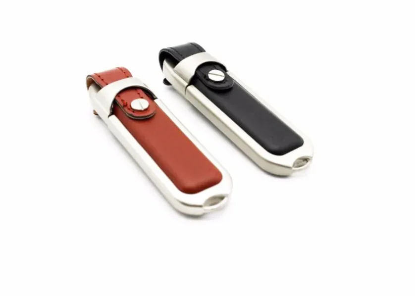 

2025 Brown Leather Flash Drive 32GB 64GB 128GB 256GB 512GB 1TB Real Capacity Pen Drives High Speed Memory Stick Portable U Disk