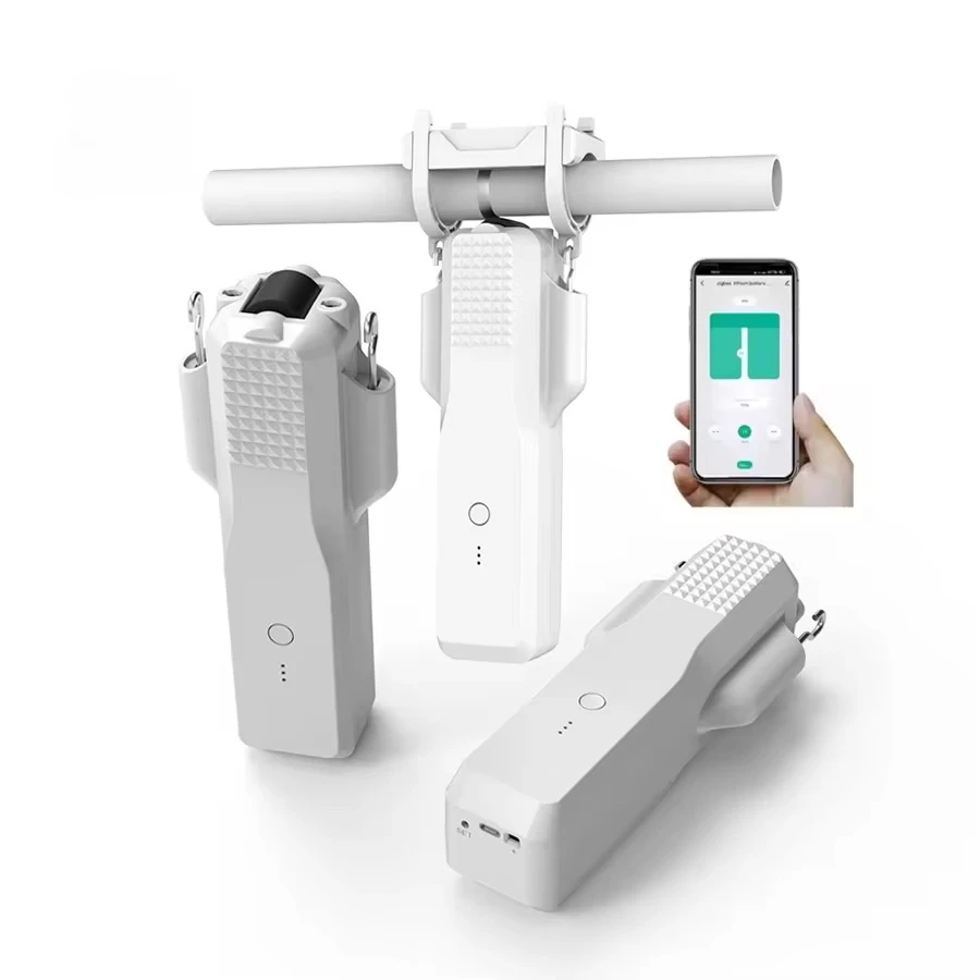 

Tu*ya Smart Zigbee Controlled Universal Curtain Robo*t Motor Alexa Voice Control Modern for Indoor Bathroom Use Battery