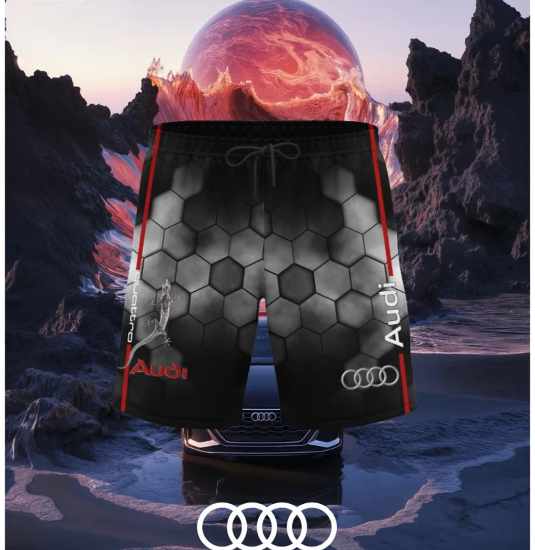 

25new Summer Popular Quick Drying Breathable Audi Motorcycle Shorts and Off-road Motorcycle Sports Shorts, Outdoor Sports Shorts