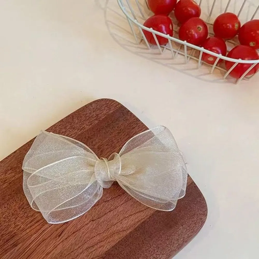 Netzgaze-Schleifen-Haarspangen für Babys, Haarschmuck für den Hinterkopf, Feenprinzessin-Mädchen-Haarklammern, Süße Kinder-Haaraccessoires – Detail 11