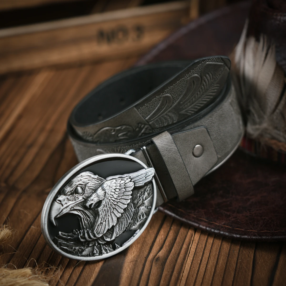 Ein lässiger, individueller Retro-Gürtel, Kleidungsaccessoire im Western-Stil, Metallschnalle, PU-Gürtel, geeignet für Männer und Frauen. – Detail 8