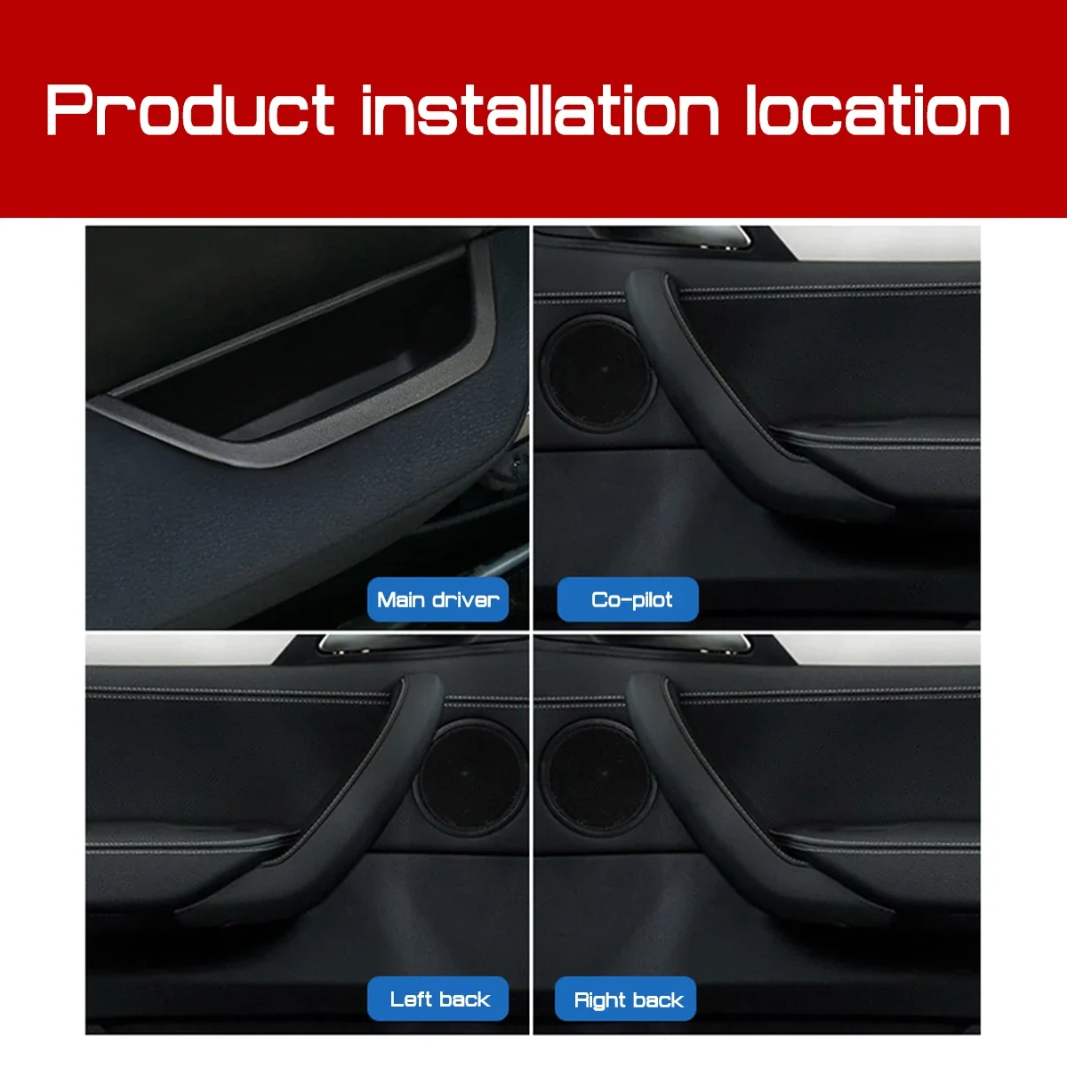 

Черная/бежевая накладка на внутреннюю ручку двери, внутренние ручки дверей для BMW X3 F25 X4 F26 2010 2011 2012-2017