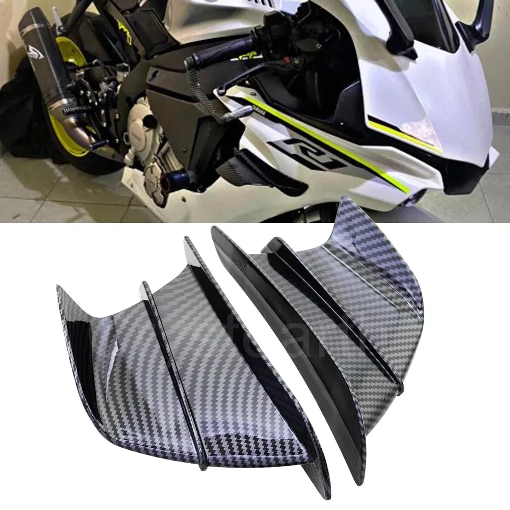 Fit For Ducati 899 959 1198 1198S 1199 1299 Panigale V4 V4S V4R V2 Supersport S Motorcycle Winglet Aerodynamic Wing Kit Spoiler