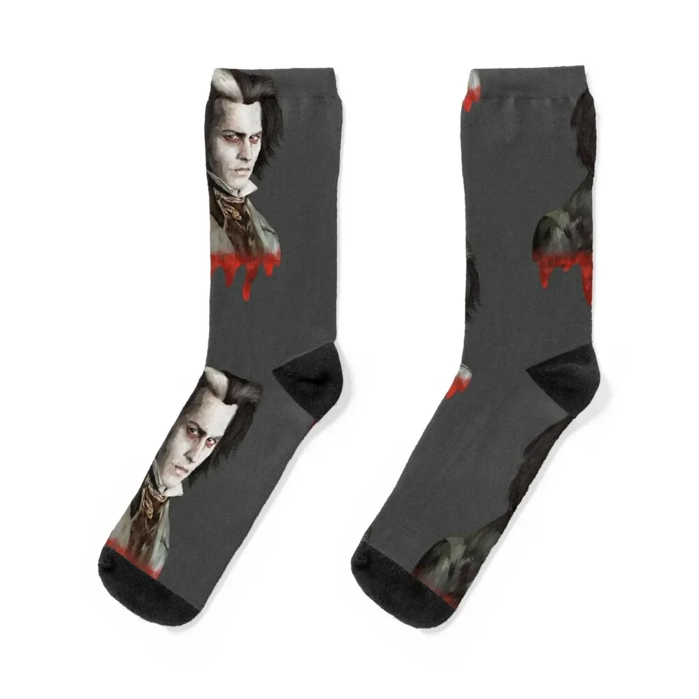 

Sweeney Todd - Horror Movie - Musicals Socks men cotton high quality Crossfit fashionable soccer anti-slip Mens Socks Women's