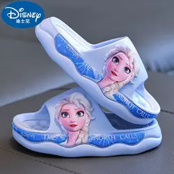 Pantofole per ragazze estive Disney Princess Elsa pantofole da bagno per interni con suola morbida antiscivolo per pantofole per bambini sandali per bambine