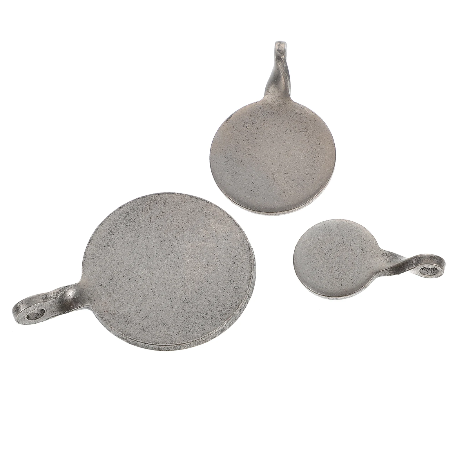 

3pcs Stainless Steel Shooting Targets Lightweight Compact Hanging Design Water Man Pellets Practice