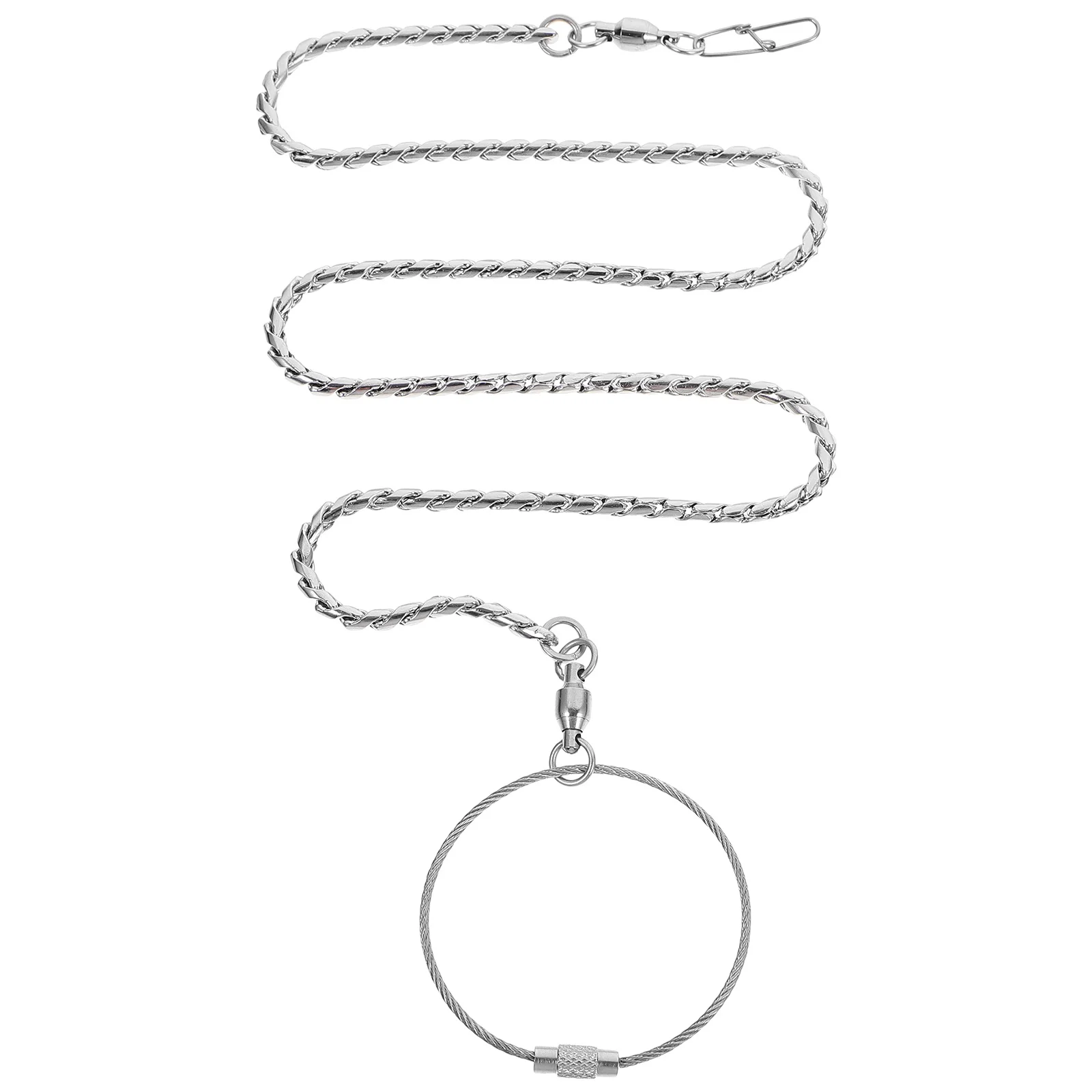 الفولاذ المقاوم للصدأ الببغاء سلسلة حجم 4 سميكة مكافحة قبالة الكاحل الدائري ل كوكاتيلز Lovebird الحيوانات الأليفة سلامة الببغاء خلخال الطيور القدم خلخال