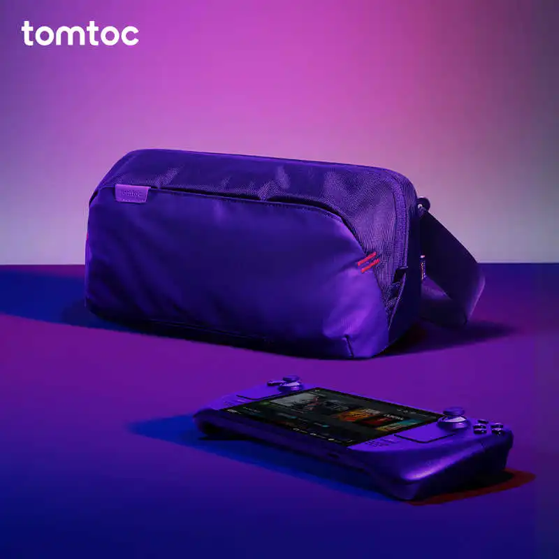 Tomtoc Steam Deck storage crossbody bag ROG handheld portable storage bag suitable for mainstream gaming consoles LEGION GO G47