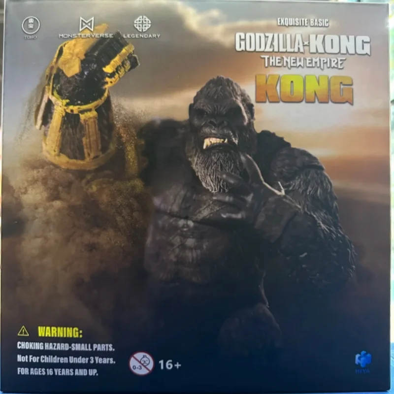 Original HIYA Godzila xRise des King Kong Empire King Kong Mechanische Handschuhversion Actionfigur Modell Sammlung Spielzeug Geschenk
