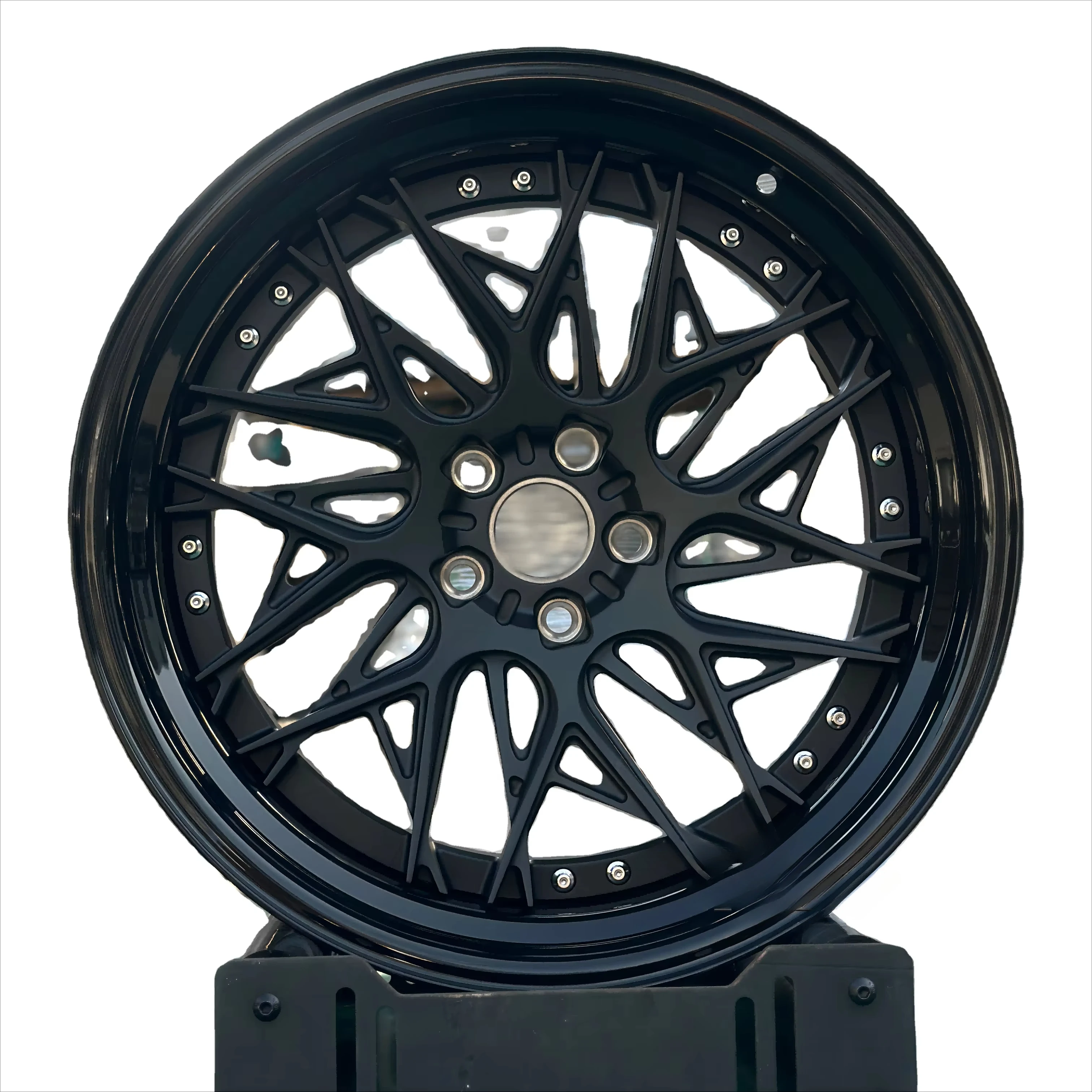 2-Piece Aluminum Alloy Wheel  for LAMBORGHINI NISSAN GTR TOYOTA SUPRA PORSCHE 18 19 20 21 22Inch 5X112 5x114.3 Forged Rim