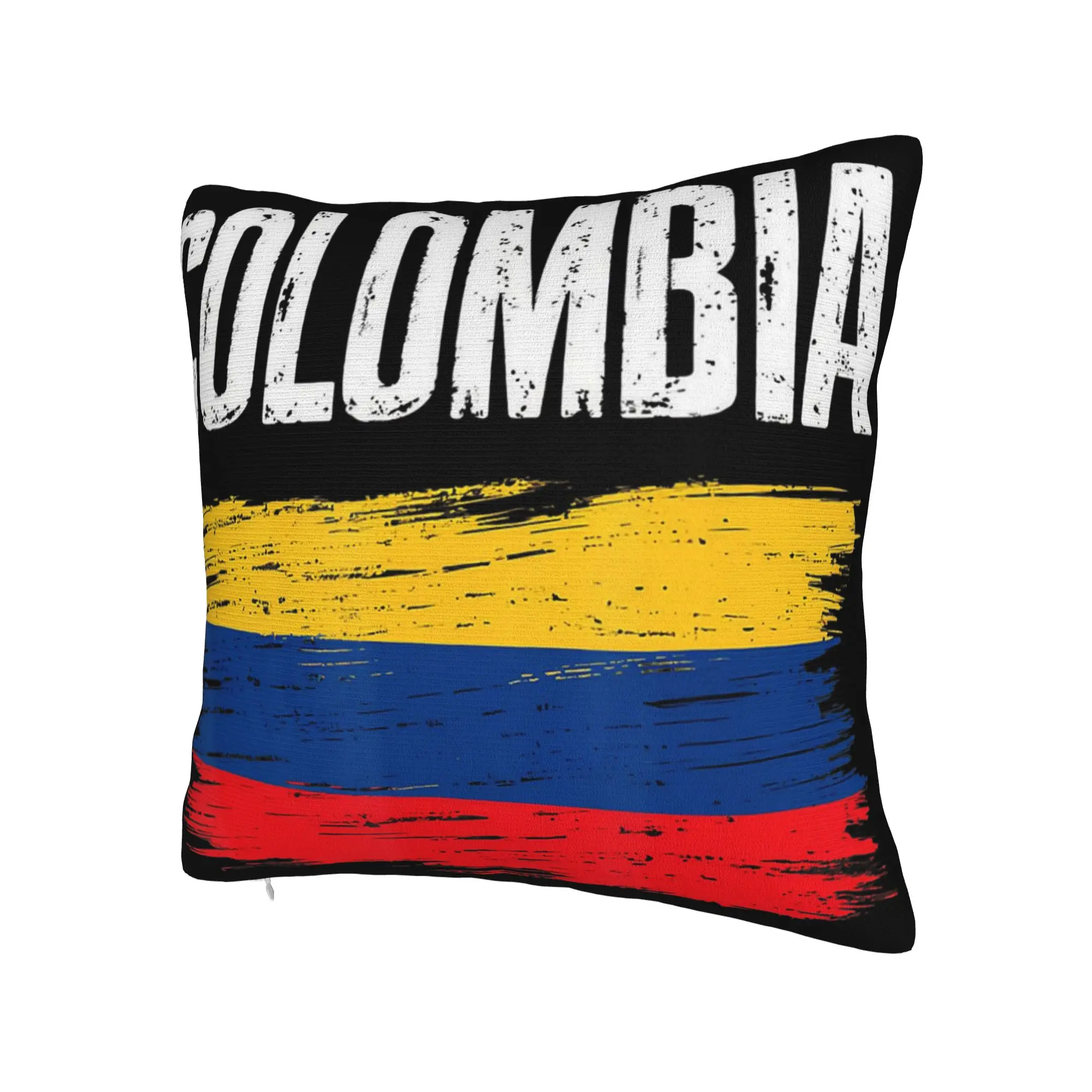 Colombia Flag Pillow Covers Product Printing Cushion Cover Decor  Throw Pillow Case Cover Home Multiple Sizes