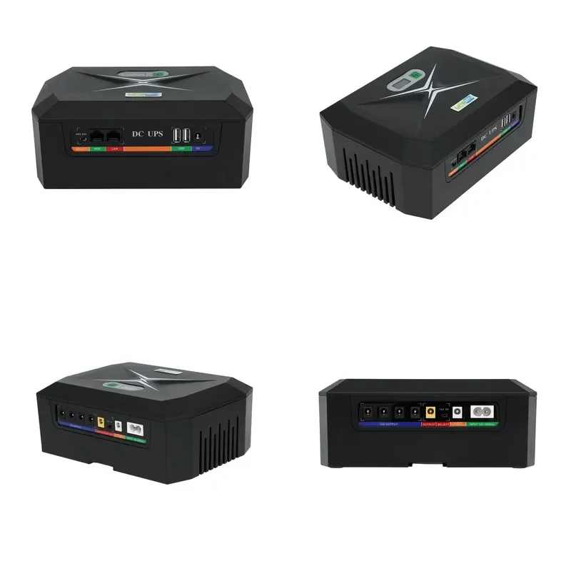 Mini DC UPS 45W 100vac 240vac 5V USB POE with 20800mah Lithium Battery for Wifi Router IP Camera