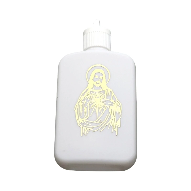 H55A 100ml Holy Water Bottle Religion Organization Container Accessory for Christmas Holiday Part Birthday Present