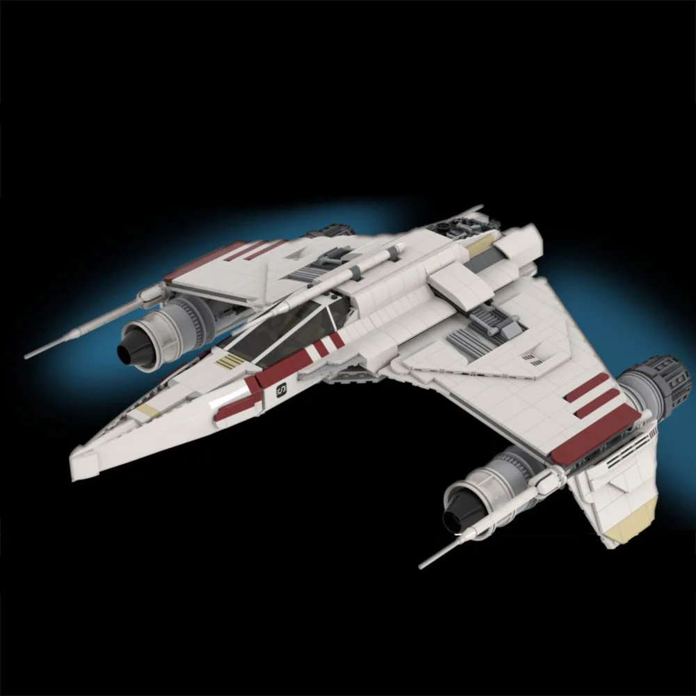 

MOC Space War Series E-WING-UCS Aircraft Assembling Building Blocks N-1 Starfighters Model DIY Children Toys Christmas Gifts