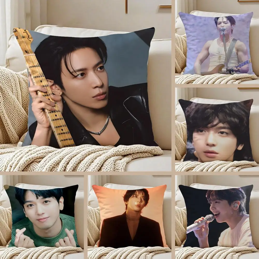 Korean Drama Jung Yong-hwa Cushion Cover Pillowcase Anti-dustmite Invisible Zipper Short Plush Sofa Cushion