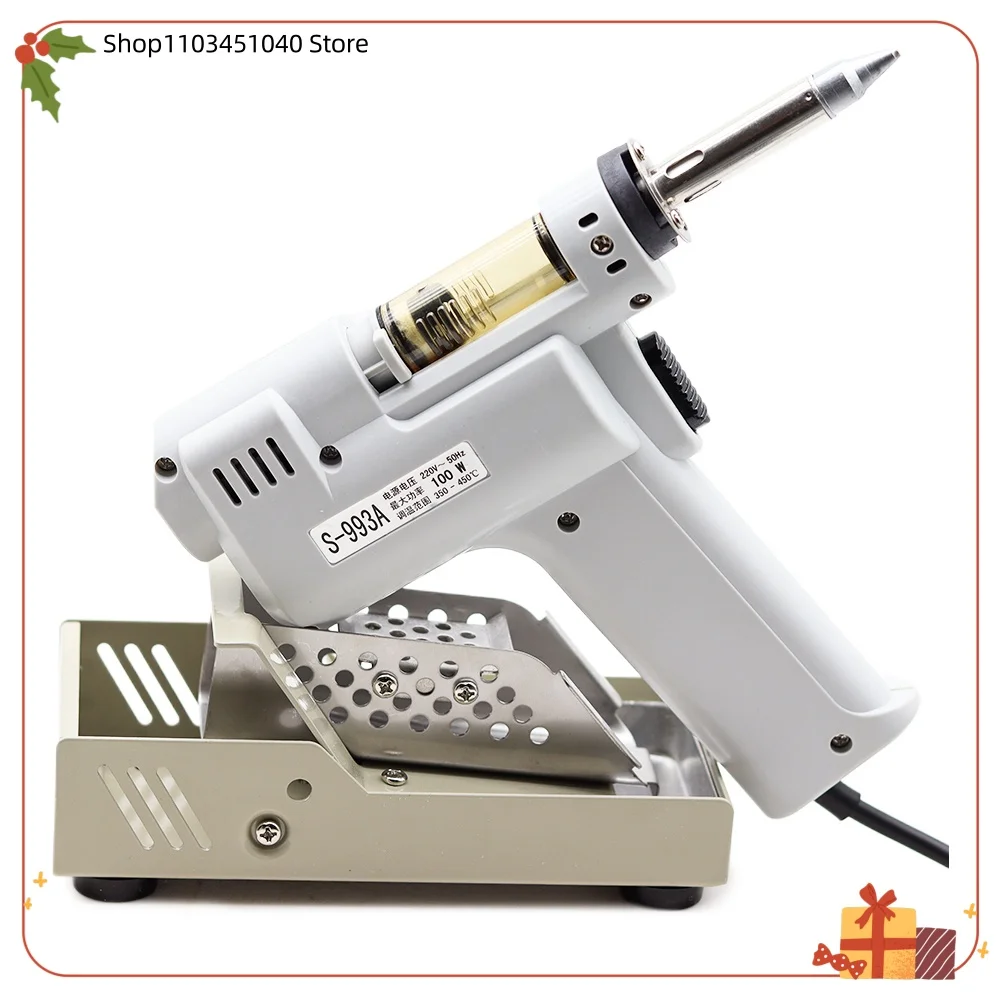 

New Desoldering Gun S-993A 220V 100W 50HZ Electric Desoldering Gun Solder Sucker Gun
