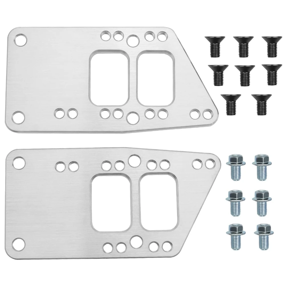 for LS Swap Motor Mounts Adapter Plates LS Conversion Adjustable Universal Swap Bracket Small Block Kit for LS Engine LS1 LS3