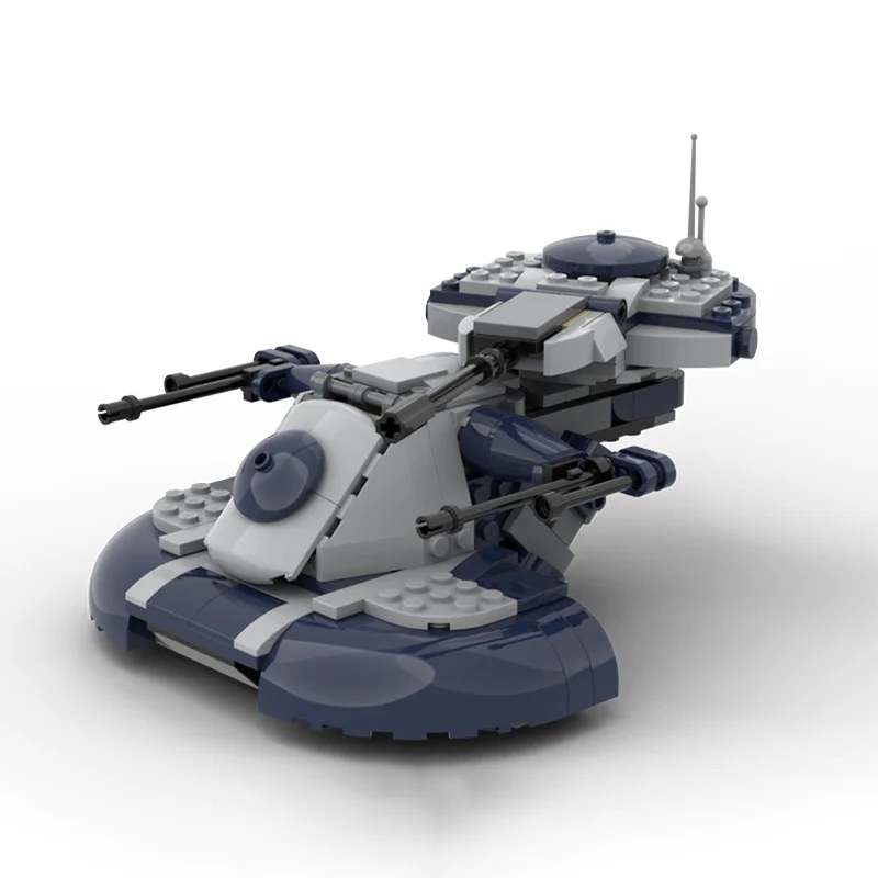 244 pçs moc tanque de assalto blindado redesenhado aat estrela batalha modelo blocos de construção arquitetura brinquedo presentes natal tijolo