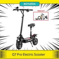 BOYUEDA Q7 Pro Max Electric Scooter, 1600W*2 Motor, 52V 28AH Battery 10-inch Tire, 70km/h Max Speed,Disc Brakes,LCD Display