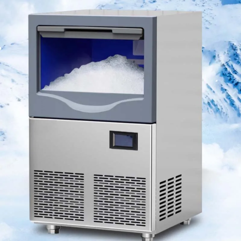 Commercial Crescent Ice Maker, All‑in‑One Moon‑Shaped Ice Machine for Hot‑Pot & Restaurant Catering