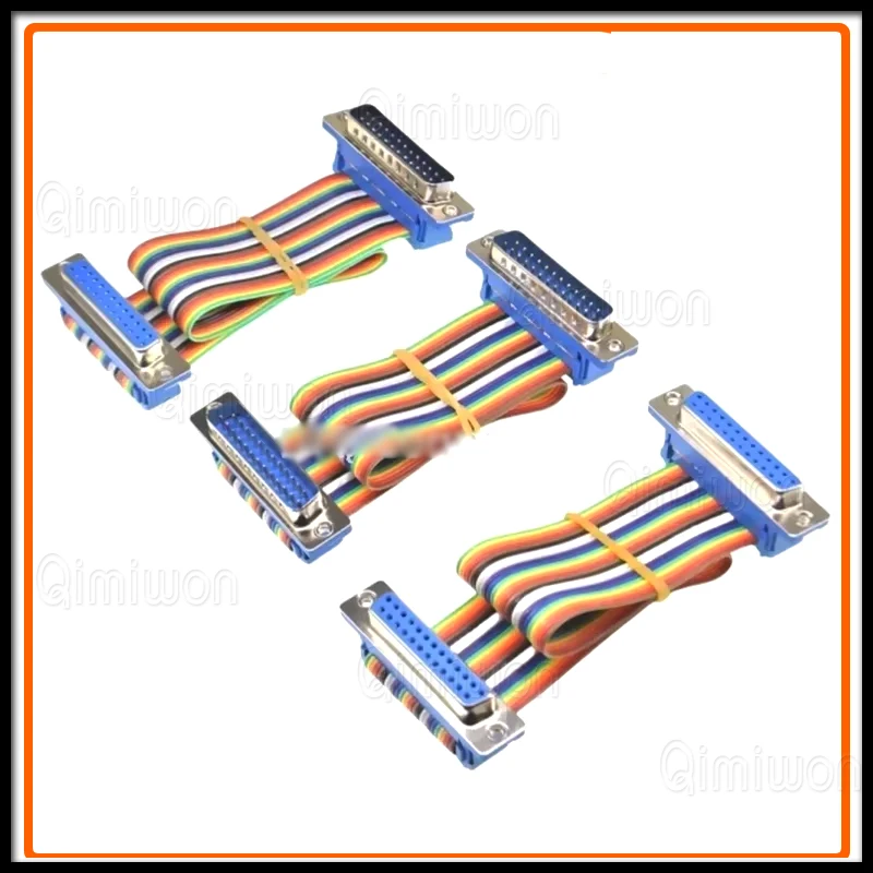 1pcs D-SUB DB9 DB15 DB25 DB37 DIDC 9 15 25 37Pin Male Female Cable D-SUD Serial Port Connector Adapter RS232 COM Extension Cable