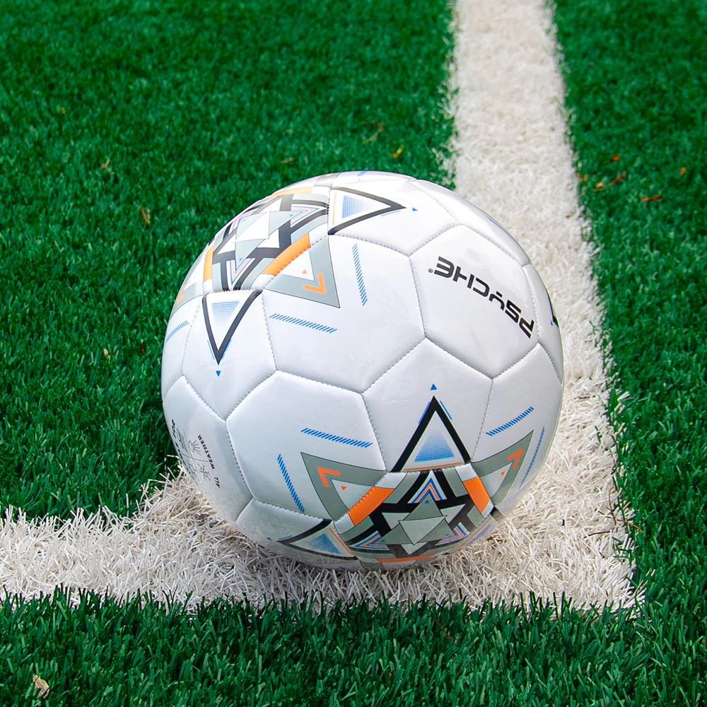 كرة القدم Psyche مقاس مخصص 5 PVC، كرة قدم أنيقة ومتينة، توصيل سريع، الشركة المصنعة لشركة تصنيع المعدات الأصلية