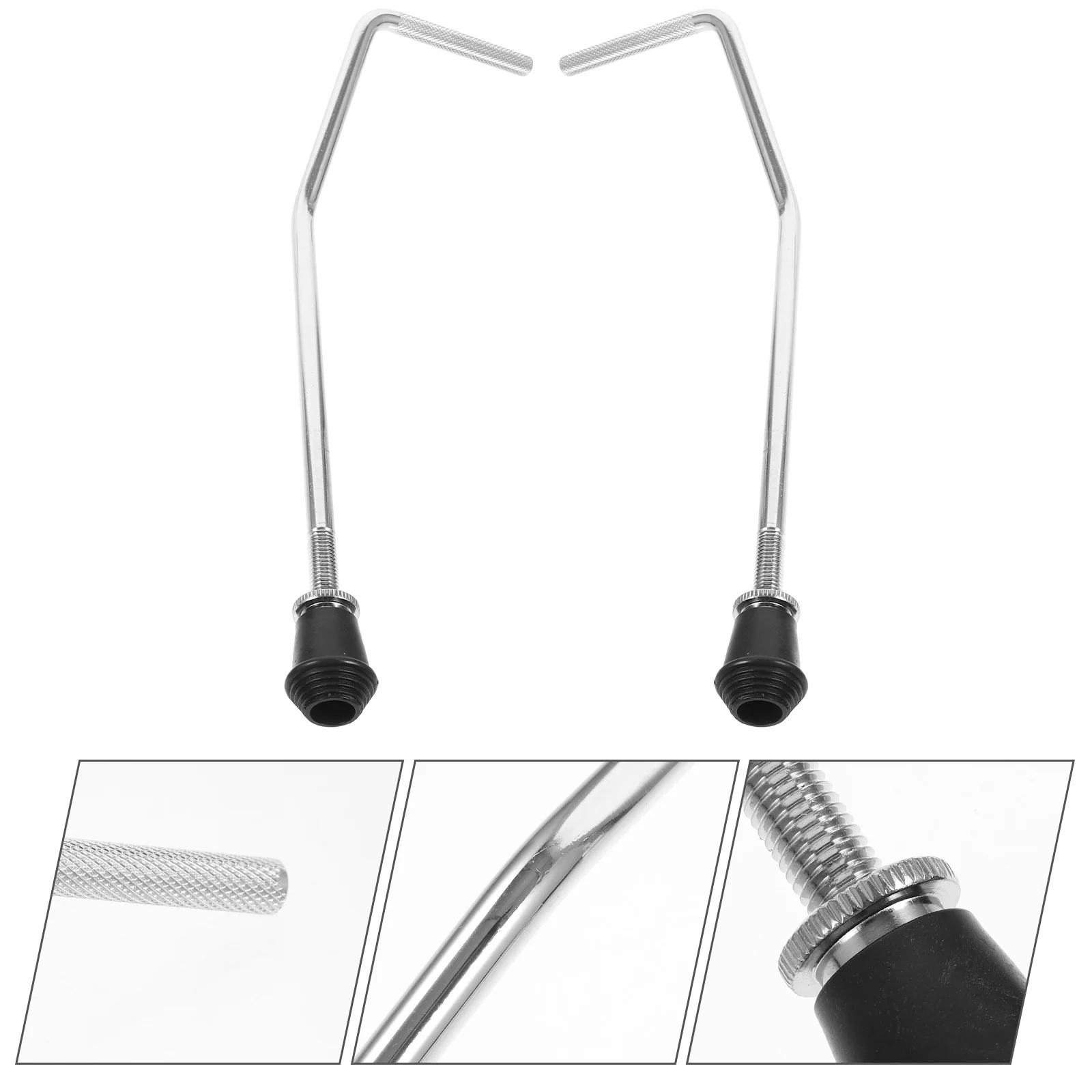

2 Pcs Drum Bracket Accessories Tom Mounting Braces Drums Stand Holders Metal Floor Leg