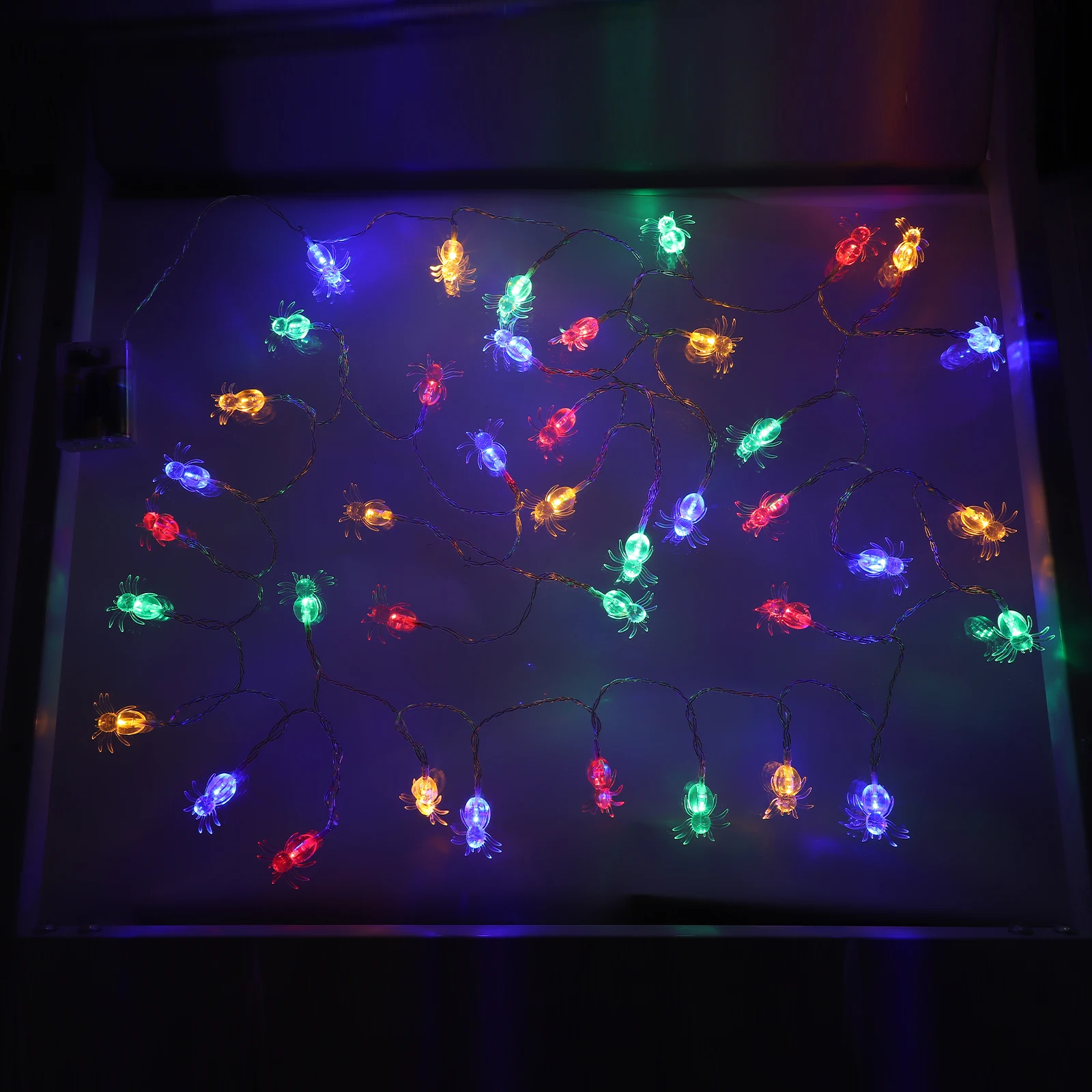 

Colorful Spider String Lights Decoration Shape LED Plastic Party Layout