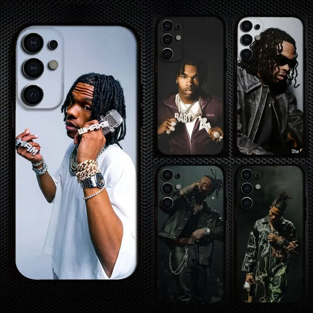 

Rapper L-Lil Baby Phone Case For Samsung S25,S24,S21,S22,S23,S30,Ultra,S20,Plus,Fe,Lite,Note,10,9,5G Black Cover