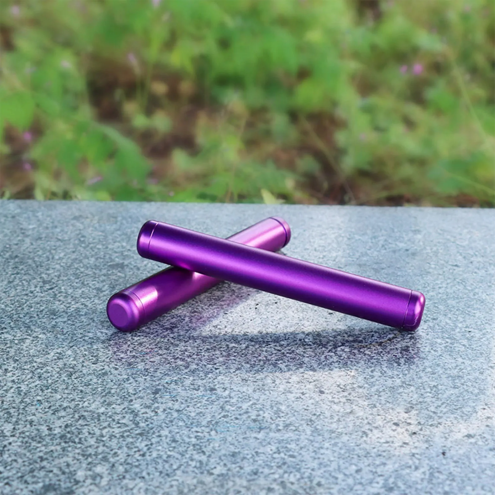 Travel Preserve Container Metal Tube Smell Proof Metal Tube Container for Purse Pocket Travel
