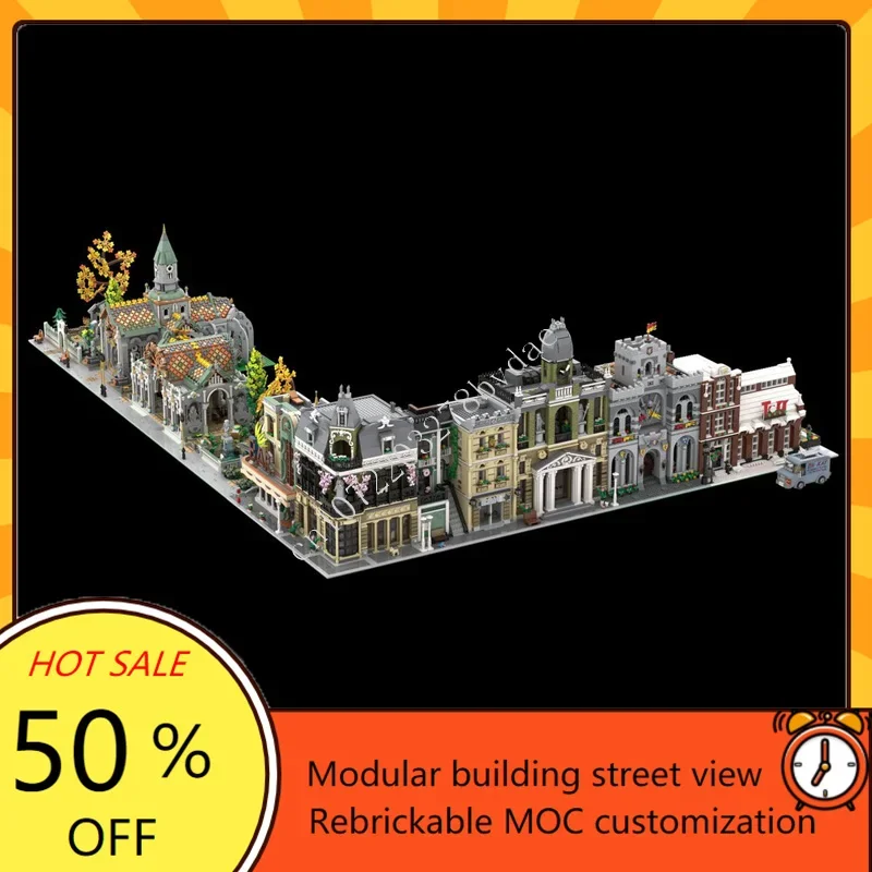 26386 PCS 8in1 Modular Alternative Builds Modular MOC Creative street view Model Custom Puzzles DIY Education Model Toys Gifts