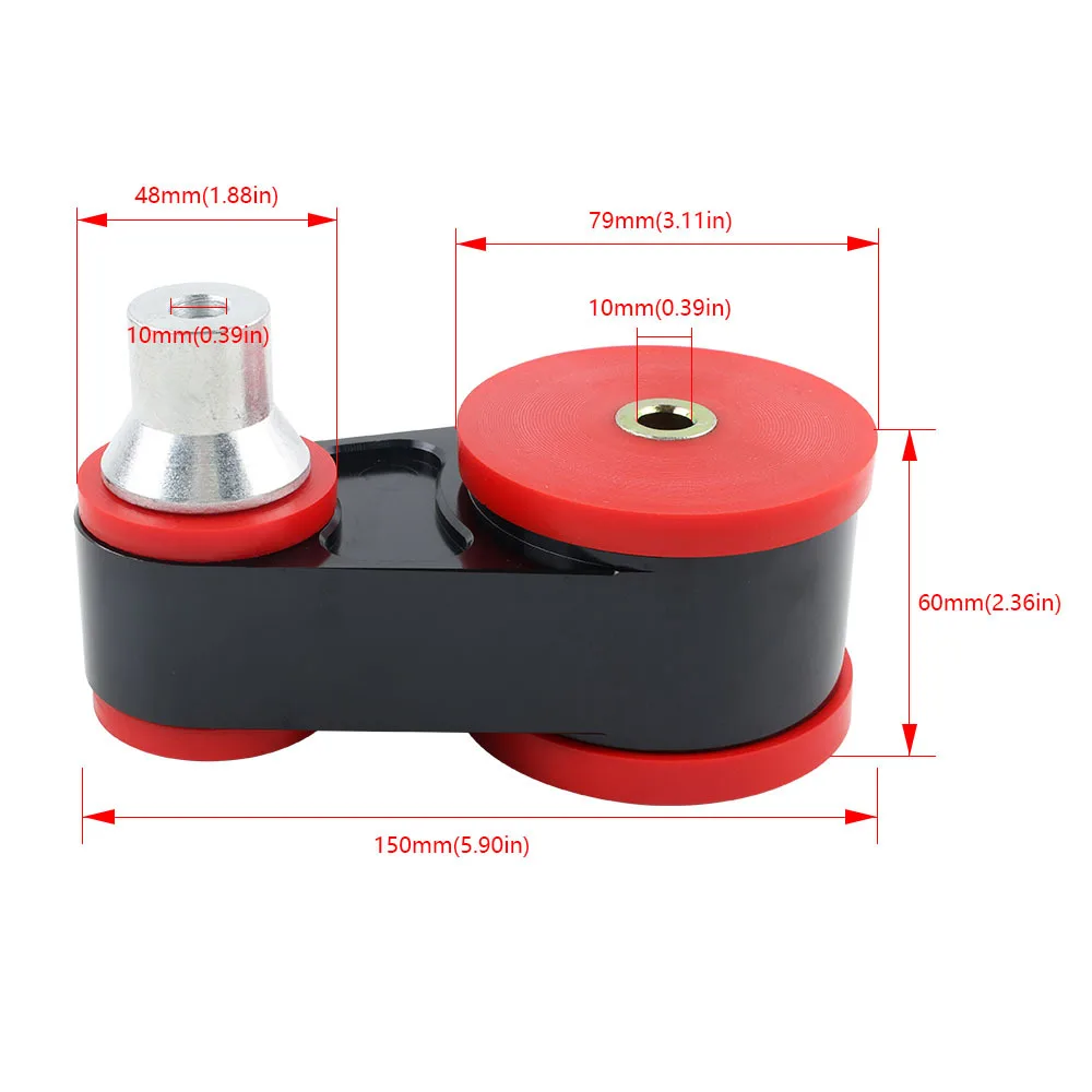 Duramet 85A As Shown Engine Mount Bushing Practical And Dependable Wear-resistant Precision Machined Tolerances