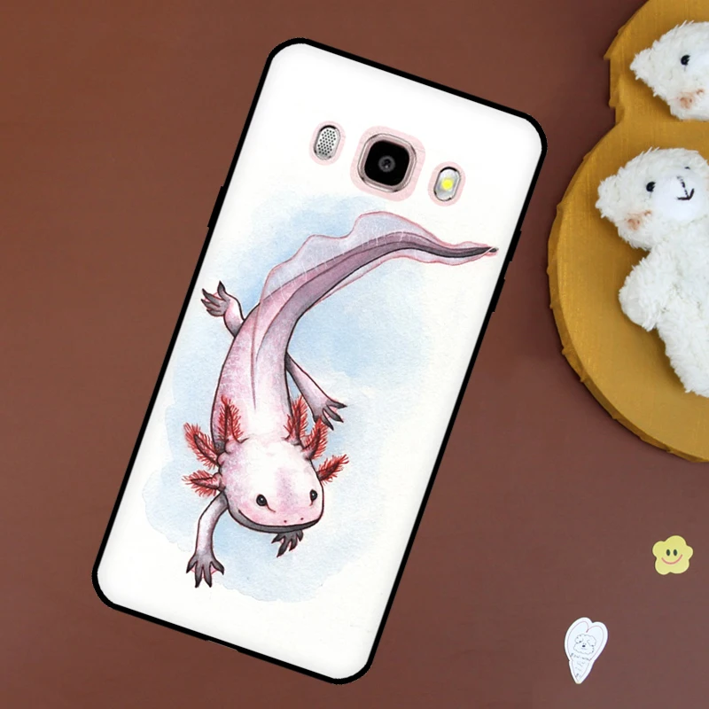 kawaii axolotl pattern Case For Samsung J4 J6 Plus A6 A7 A8 A9 J8 2018 J1 J3 J5 J7 2016 A3 A5 2017 Back Cover