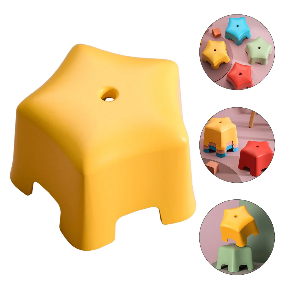 1 قطعة مقعد مضاد للانزلاق تصميم فريد من نوعه لون مشرق محمول خفيف الوزن الحاملة الحمام المنزل أنيق متعدد الاستخدامات