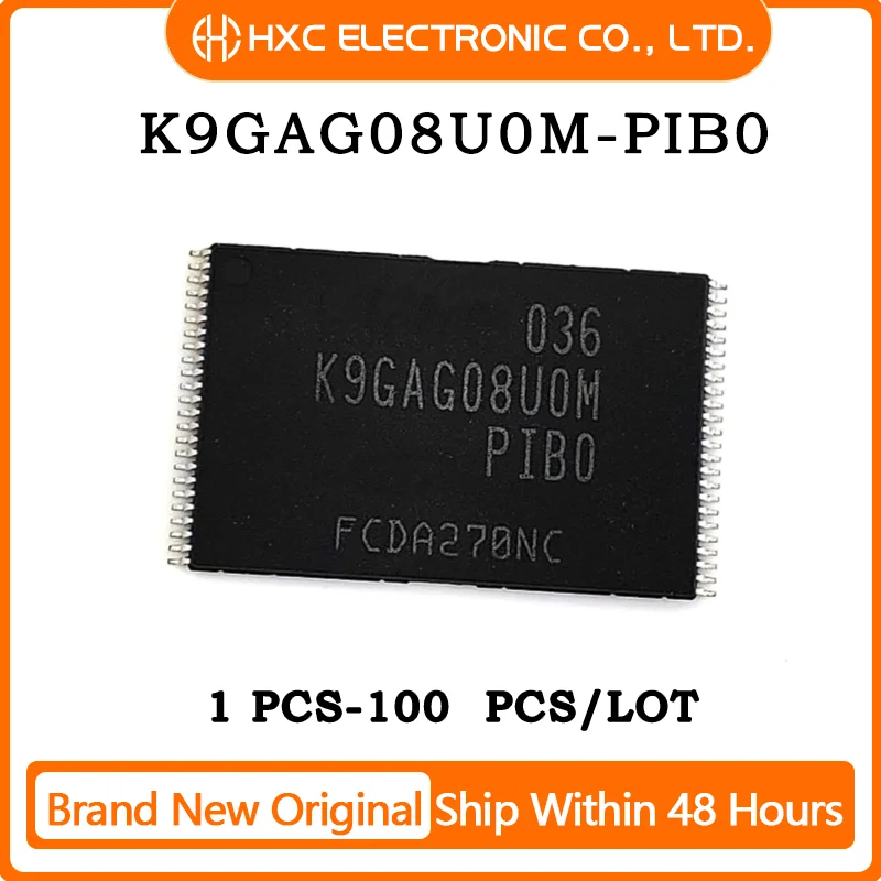 1PCS/5PCS/10PCS/50PCS K9GAG08U0M K9GAG08U0M-PIB0 TSOP48 Brand New Original IC CHIP