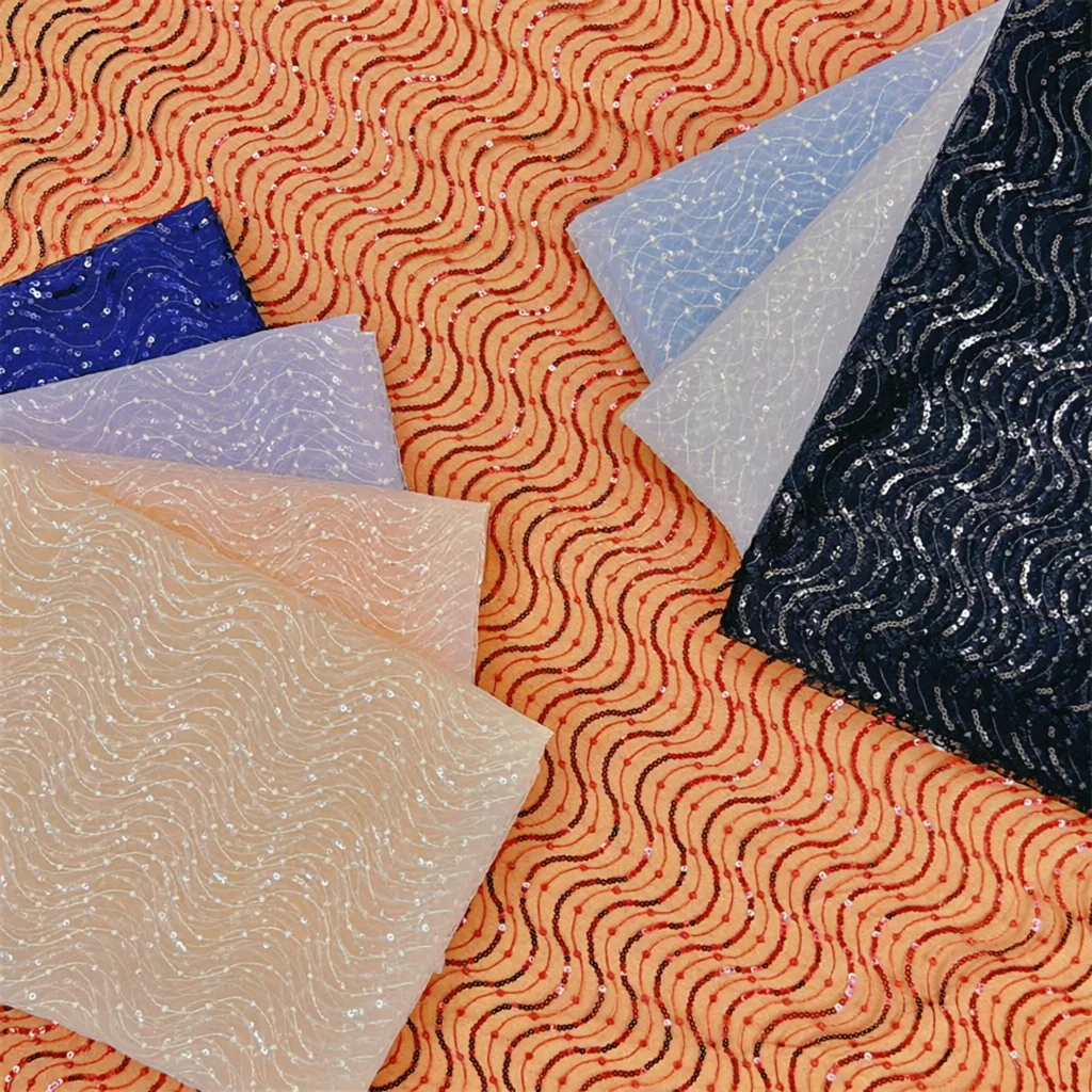 130 cm Geniş Yeni Varış Mor Pa - Crystal Mesh Fabric incelemesi ve fiyatı