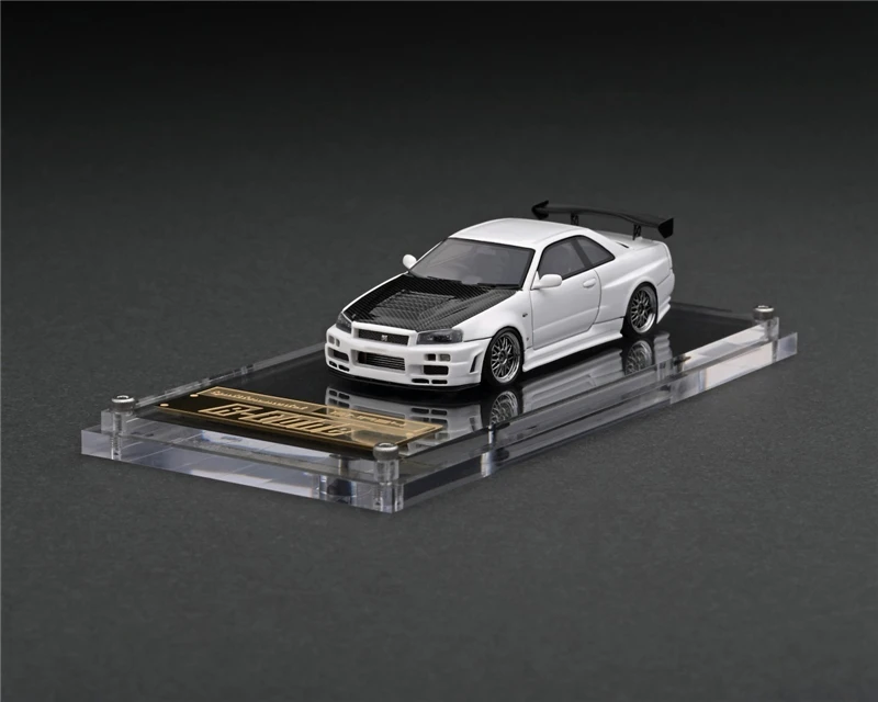 

IG 1:64 Nismo R34 GT-R R-tune White Resin Model Car