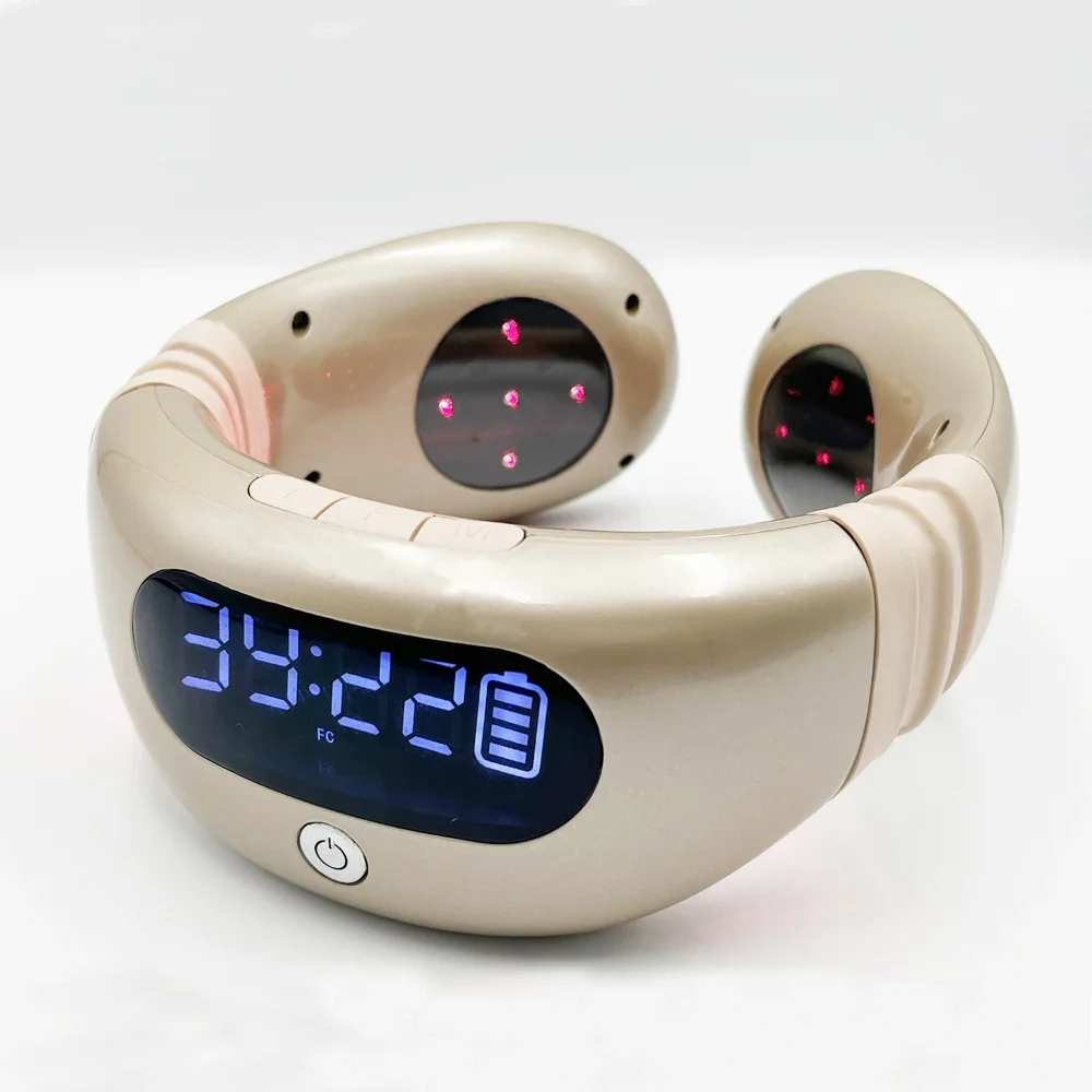 Factory! Neck laser massager Laser heating physiotherapy device for cervical spondylosis frozen shoulder neck pain relief