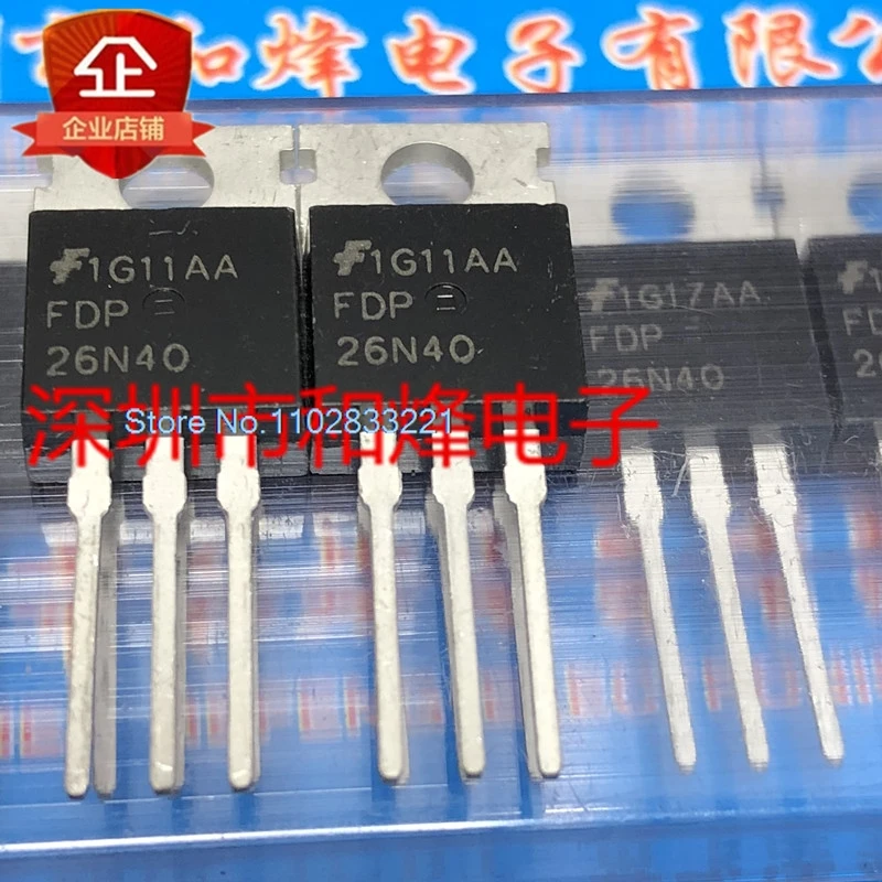 

(5PCS/LOT) FDP26N40 TO-220 MOS 400V 26A