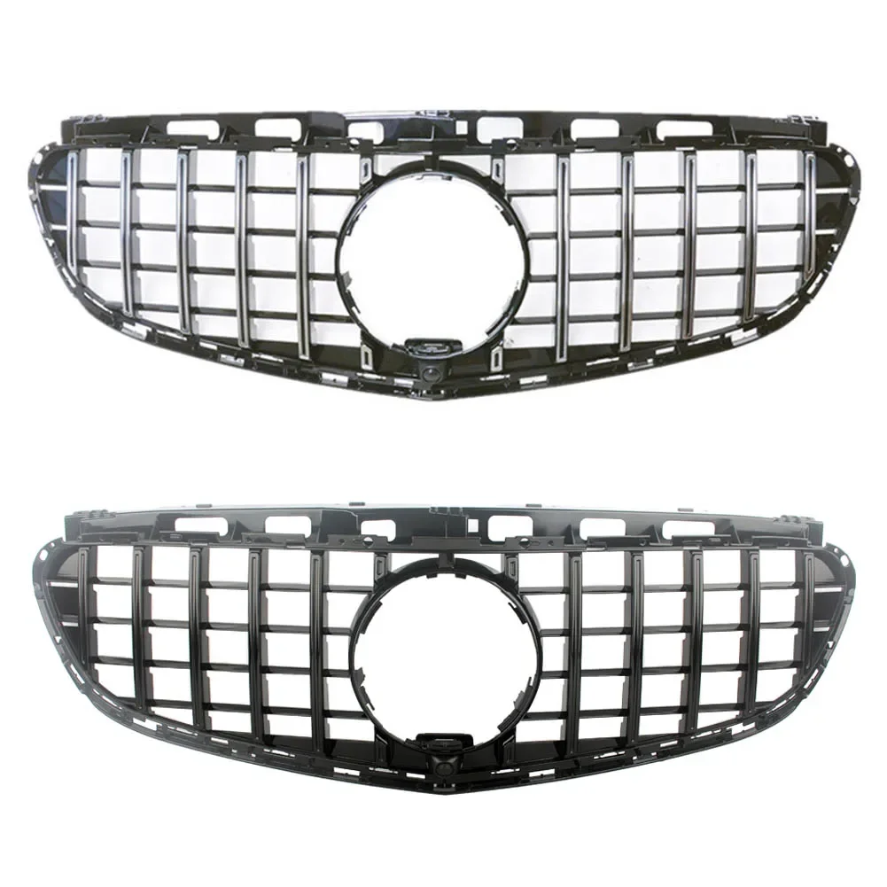 Car Front Racing Facelift Bumper Grille Upper Facelift Grill For Mercedes-Benz E-Class E63 AMG W212 2014 2015 2016 4 Doors