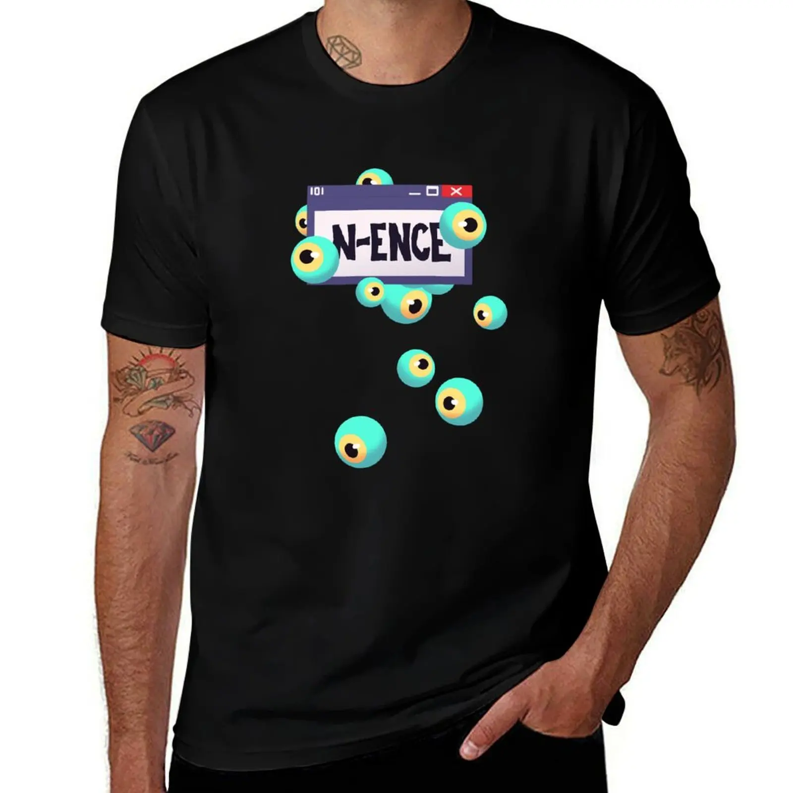 

N-ENCE: Plopia T-Shirt t shirts for man cotton funny anime tshirt anime t shirts oversize T-Shirt