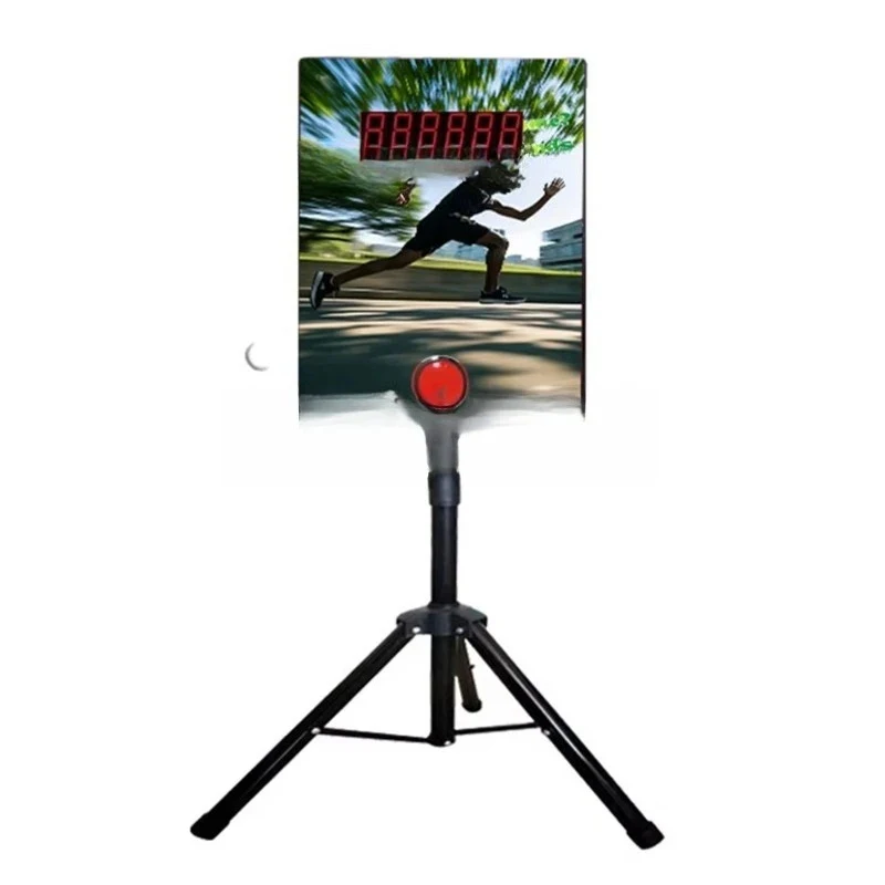 Interactive Reaction Training Game Device LED 6 Digit Timing Display 10 Second Challenge Timing Equipment