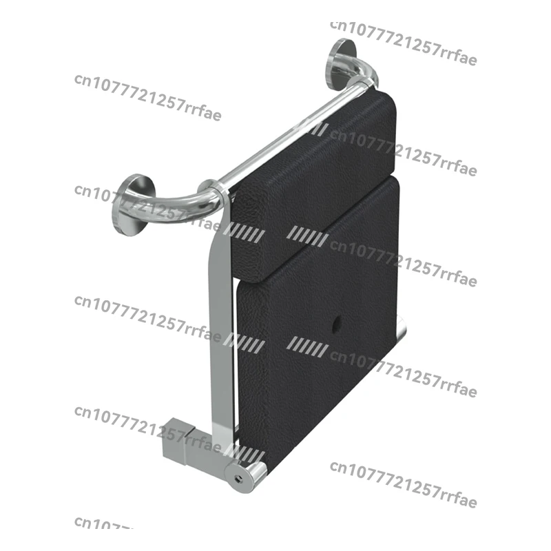 

Convenient modern wall-mounted 304 stainless steel folding shower seat for bathroom and shower